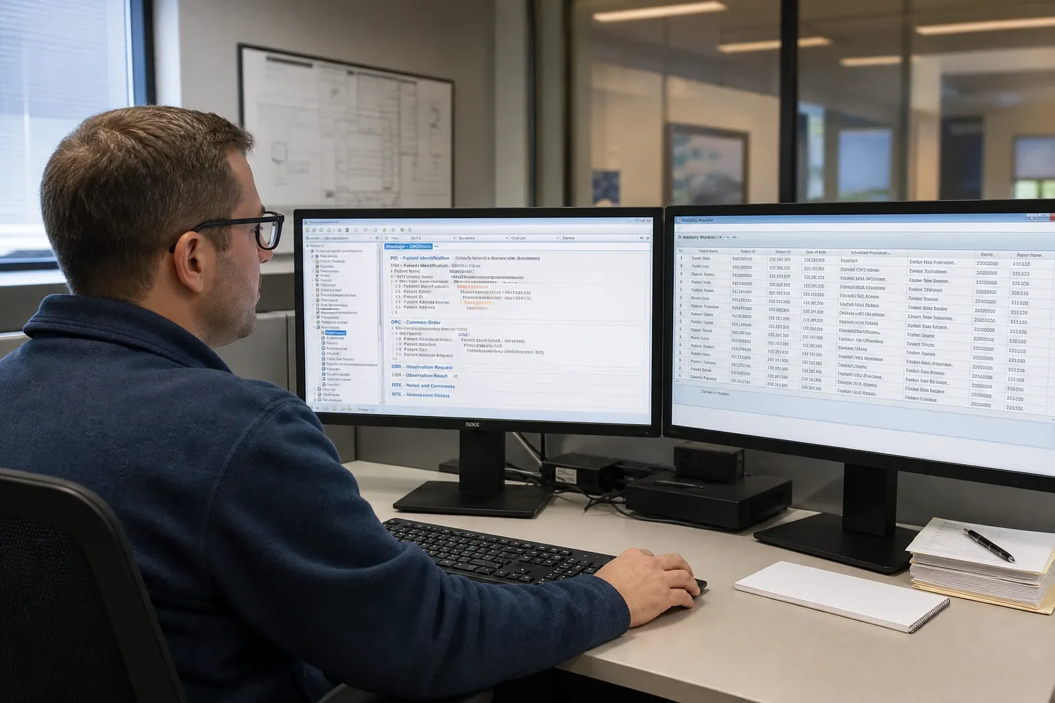 Building Radiology Worklists from HL7 ORM Messages